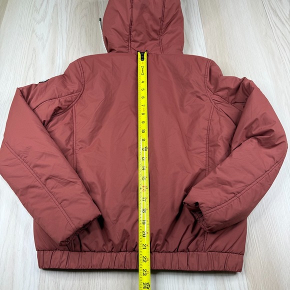Vuori Womens Red Clay Tahoe Full-Zip Long Sleeve Insulated Hooded Jacket Size XS - Picture 12 of 12